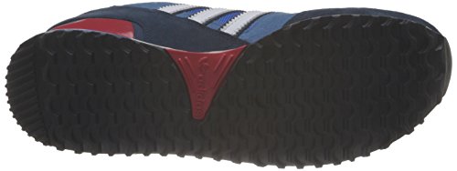 adidas Originals Running ZX 750, Zapatillas de Estar por casa Unisex-Adulto, Azul/Rojo, EU 44. 2/3
