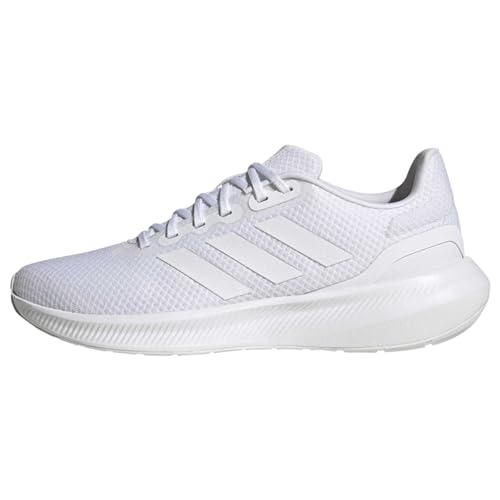 adidas Runfalcon 3.0 Shoes, Zapatillas Hombre, FTWR White/FTWR White/Core Black, 41 1/3 EU