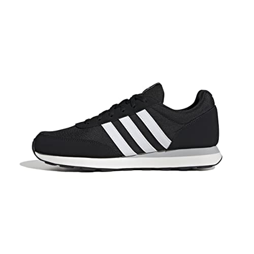 adidas Run 60s 3.0 Shoes, Zapatillas de running Hombre, Core Black Ftwr White Core White, 43 1/3 EU