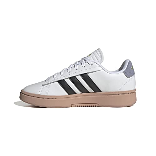 adidas Grand Court Alpha, Sneaker Mujer, FTWR White/Core Black/Silver Violet, 44 EU