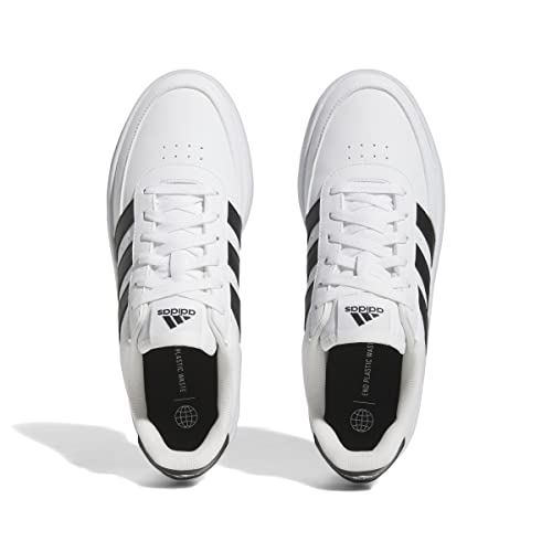 adidas Breaknet 2.0 Shoes, Zapatillas Hombre, Ftwr White Core Black Core Black, 45 1/3 EU