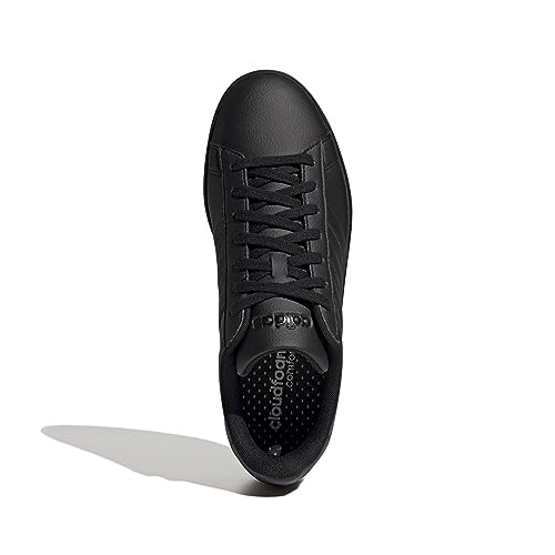 adidas Grand Court 2.0, Zapatillas Deportivas Hombre, Negro (Core Black/Core Black/Cloud White), 44 EU